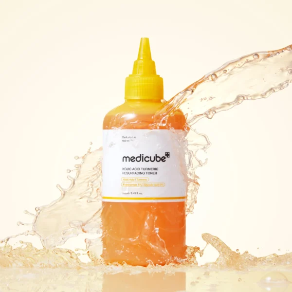 medicube Kojic Acid Turmeric Smoothing Toner for Face & Body 250ml