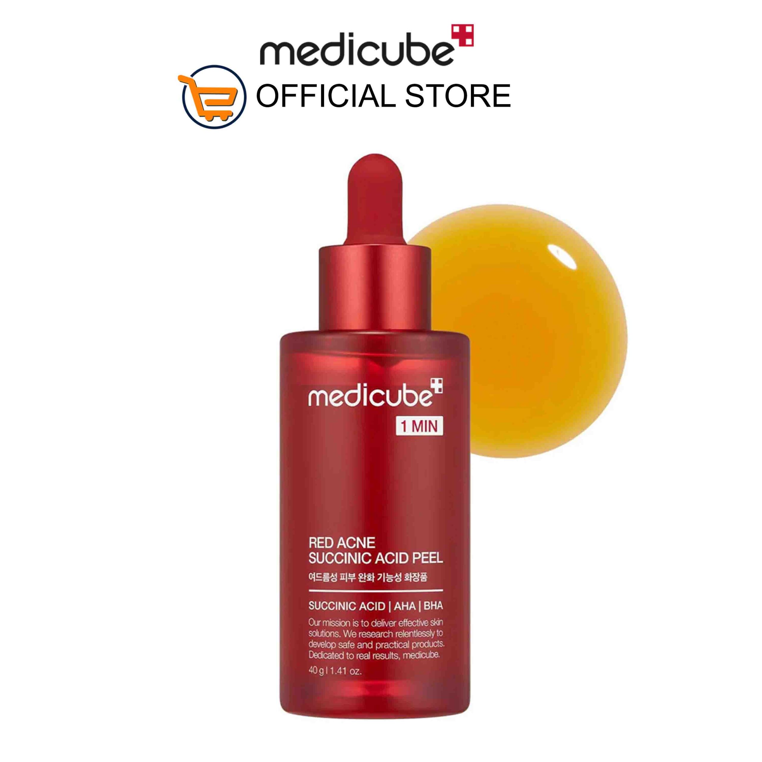 med 5 MEDICUBE RED ACNE SUCCINIC ACID PEEL - 40G - Image 1